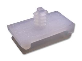 TR FASTENINGS TRMBHWSSE1-1-01 Fastener, Wire Saddle, Push Mount Flat Cable Clamp, Nylon 6.6 (Polyamide 6.6), Natural, 17 mm