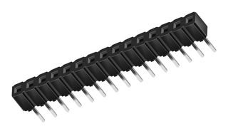 SAMTEC CES-105-01-L-S PCB插座, 板至板, 2.54 mm, 1 排, 5 触点, 通孔安装, CES