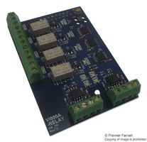 BRIDGETEK VI800A-RELAY 继电器控制扩展电路板, SPI至继电器 桥接, 4光隔离输入& 4转换继电器输出