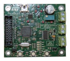 STMICROELECTRONICS EVAL6470H-DISC 开发板, STM32F105RB MCU, L6470 双相双极步进电机驱动器