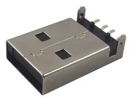 MULTICOMP PRO MC000991 连接器, USB, USB A, USB 2.0, 插头, 4 路, 表面安装, 水平