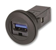 HARTING 09 45 452 1904 USB适配器, USB A 插座, USB A 插座, USB 3.0, IP20
