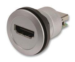 HARTING 09 45 452 1010 HDMI Connector, 19 Contacts, Jack, Panel Mount