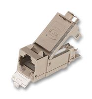 HARTING 20 82 500 0001 模块连接器, RJ45 插座, 1 x 1 (端口), 8P8C, Cat6, IP20, 电缆安装