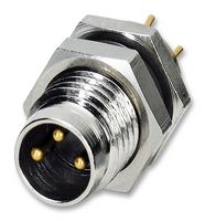 PHOENIX CONTACT 1694334 Sensor Connector, M8, Male, 3 Positions, Solder Pin, Straight Panel Mount