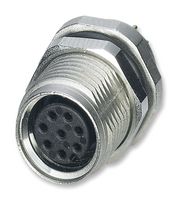 PHOENIX CONTACT 1424237 Sensor Connector, M8, Female, 8 Positions, PCB Socket, Straight Panel Mount