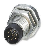 PHOENIX CONTACT 1424238 Sensor Connector, M8, Male, 8 Positions, PCB Pin, Straight Panel Mount