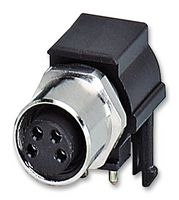PHOENIX CONTACT 1526169 传感器连接器, M8, 母, 4路, PCB插座, 直角面板安装
