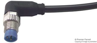 TE CONNECTIVITY 1-2273008-1 传感器电缆, AMP, 90° M8插头, 自由线端, 3路, 1.5 m, 4.9 ft