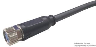 TE CONNECTIVITY 2273005-1 传感器电缆, AMP, M8 插座, 自由线端, 3路, 1.5 m, 4.9 ft