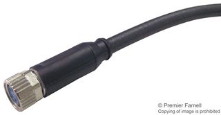 TE CONNECTIVITY 2273007-1 传感器电缆, AMP, M8 插座, 自由线端, 4路, 1.5 m, 4.9 ft