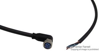 TE CONNECTIVITY 2273011-1 传感器电缆, AMP, 90° M8插座, 自由线端, 4路, 1.5 m, 4.9 ft