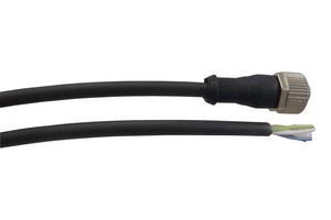 TE CONNECTIVITY 2273035-1 Sensor Cable, AMP, M12 Receptacle, Free End, 5 Positions, 1.5 m, 4.9 ft