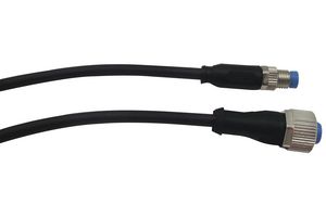 TE CONNECTIVITY 2273109-4 传感器电缆, AMP, M8 插头, M12 插座, 4路, 1.5 m, 4.9 ft