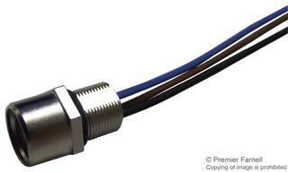 TE CONNECTIVITY 2120959-1 Sensor Connector, M8, Male, 3 Positions, Solder Pin, Straight Panel Mount