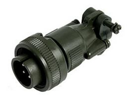 ITT CANNON MS3106F16S-5PF187 圆形连接器, MIL-DTL-5015 系列, MS3106 Series, 直型插头, 3 触点, 焊接引脚, 螺纹