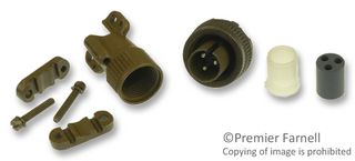 ITT CANNON MS3106E10SL-3P 圆形连接器, MIL-DTL-5015 系列, MS3106 Series, 直型插头, 3 触点, 焊接引脚, 螺纹