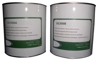 CHT SE3000, 2KG Liquid Addition-Cure Silicone System, 2 Component, Orange, 2kg