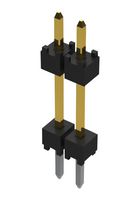 SAMTEC DW-02-09-L-S-467 Stacking Board Connector, DW, 2 Contacts, 2.54 mm, Through Hole, 1 Rows