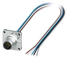 PHOENIX CONTACT 1440973 Sensor Cable, M12 Plug, Free End, 5 Positions, 500 mm, 19.6 "