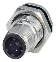 PHOENIX CONTACT 1441749 传感器连接器, SPEEDCON Series, M12, 公, 4路, PCB插头, 直形面板安装