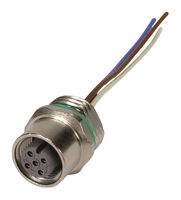HARTING 21 03 317 6305 Sensor Cable, M12 Receptacle, Free End, 3 Positions, 500 mm, 19.6 "