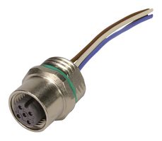 HARTING 21 03 317 6405 传感器电缆, M12 插座, 自由线端, 4路, 500 mm, 19.6 "