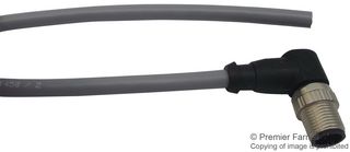 HARTING 21 34 860 0C79 010 传感器电缆, 90° M12插头, 自由线端, 12路, 1 m, 3.28 ft