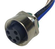HARTING 21 04 316 2301 传感器电缆, 7/8英寸插座, 自由线端, 2P+PE路, 500 mm, 19.6 "