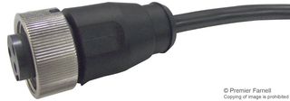 HARTING 21 34 970 0394 015 传感器电缆, 7/8英寸插座, 自由线端, 2路, 1.5 m, 4.9 ft
