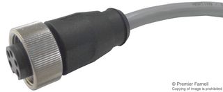 HARTING 21 34 970 0597 015 传感器电缆, 7/8英寸插座, 自由线端, 4P+PE路, 1.5 m, 4.9 ft