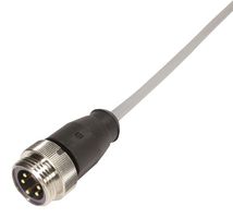 HARTING 21 34 969 7598 006 传感器电缆, 7/8英寸插头, 7/8英寸插座, 4P+PE路, 600 mm, 23.6 "