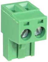 CAMDENBOSS CTB9202/2 Pluggable Terminal Block, 5 mm, 2 Ways, 24 AWG, 12 AWG, 3.3 mm², Screw