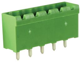 CAMDENBOSS CTB9309/5 Terminal Block, Header, 5.08 mm, 5 Ways, Through Hole Vertical
