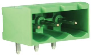 CAMDENBOSS CTB9359/3 端子块, 针座, 5.08 mm, 3 路, 通孔直角