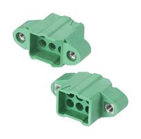 HARWIN M300-3240696M1. 连接器外壳, 黑色 / 绿色, M300, 插头, 6 路, 3 mm, M300-1010045 & M300-1020045 公压接触芯
