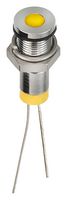 APEM Q6F6CXXY02E 发光二极管指示器 面板安装, 黄色, 2 VDC, 6 mm, 20 mA, 8 mcd, IP67