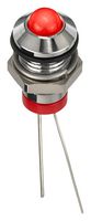 APEM Q8P6CXXR02E 发光二极管指示器 面板安装, 红色, 2 VDC, 8 mm, 20 mA, 100 mcd, IP67