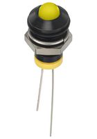 APEM Q8P6BXXY02E 发光二极管指示器 面板安装, 黄色, 2 VDC, 8 mm, 20 mA, 50 mcd, IP67