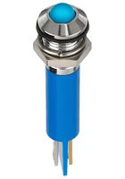 APEM Q8P1CXXB12E 发光二极管指示器 面板安装, 蓝色, 12 VDC, 8 mm, 20 mA, 1.6 cd, IP67