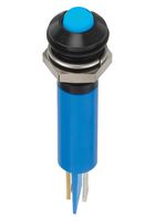 APEM Q8P1BXXB12E 发光二极管指示器 面板安装, 蓝色, 12 VDC, 8 mm, 20 mA, 1.6 cd, IP67