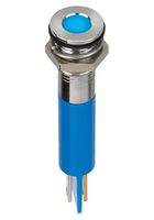 APEM Q8F1CXXB24E 发光二极管指示器 面板安装, 蓝色, 24 VDC, 8 mm, 20 mA, 200 mcd, IP67