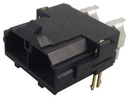 MOLEX 42820-3213 引脚针座, 电源, 线至板, 10 mm, 1 排, 3 触点, 通孔直角, Mini-Fit Sr. 42820