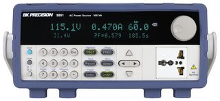 B&K PRECISION BK9801 AC Power Source, 9800 Series, 300 VA, 300 Vrms, 1.5 A, Single Phase, LAN, USB, RS232