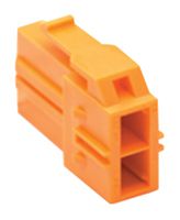 MOLEX 151049-2200 连接器外壳, 橙色, CP-6.5 151049 Series, 插座, 2 路, 6.5 mm, Molex CP-6.5 系列 505978000 和 505988000 母线对板压接端子