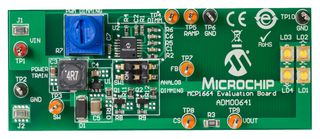 MICROCHIP ADM00641 Evaluation Board, LED Driver, MCP1664, PWM Dimming, 1 Output
