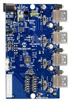 MICROCHIP EVB-USB5744 Evaluation Board, USB5744 USB 3.1 Controller HUB, SPI Flash, 2.1A Charge Per Port