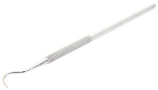 IDEAL-TEK MPTSP4 Hook Tip Probe, Single Ended, Stainless Steel, Needle Tip, 150mm