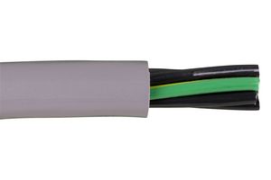 ALPHA WIRE 80060 SL005 Multicore Cable, EcoFlex® PUR, Unscreened, 3 Core, 12 AWG, 3.38 mm², 100 ft, 30.5 m