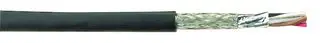ALPHA WIRE 45114 BK005 多芯电缆, Xtra Guard® 4, 屏蔽, 4 芯, 24 AWG, 0.23 mm², 100 ft, 30.5 m